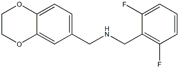 [(2,6-difluorophenyl)methyl](2,3-dihydro-1,4-benzodioxin-6-ylmethyl)amine 구조식 이미지