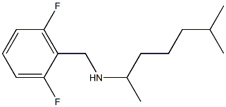 [(2,6-difluorophenyl)methyl](6-methylheptan-2-yl)amine 구조식 이미지