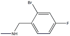 [(2-bromo-4-fluorophenyl)methyl](methyl)amine Structure