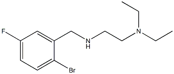 [(2-bromo-5-fluorophenyl)methyl][2-(diethylamino)ethyl]amine Structure