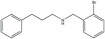 [(2-bromophenyl)methyl](3-phenylpropyl)amine 구조식 이미지
