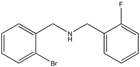 [(2-bromophenyl)methyl][(2-fluorophenyl)methyl]amine 구조식 이미지