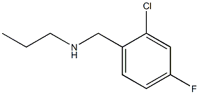 [(2-chloro-4-fluorophenyl)methyl](propyl)amine Structure