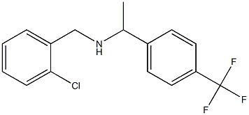 [(2-chlorophenyl)methyl]({1-[4-(trifluoromethyl)phenyl]ethyl})amine Structure