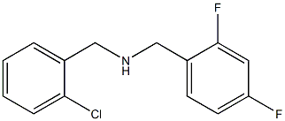 [(2-chlorophenyl)methyl][(2,4-difluorophenyl)methyl]amine 구조식 이미지