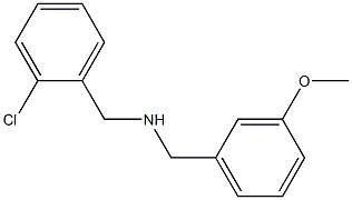 [(2-chlorophenyl)methyl][(3-methoxyphenyl)methyl]amine Structure