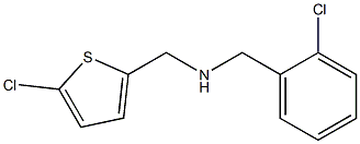 [(2-chlorophenyl)methyl][(5-chlorothiophen-2-yl)methyl]amine Structure