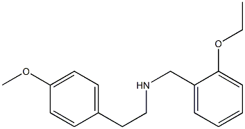 [(2-ethoxyphenyl)methyl][2-(4-methoxyphenyl)ethyl]amine Structure