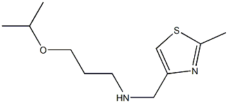 [(2-methyl-1,3-thiazol-4-yl)methyl][3-(propan-2-yloxy)propyl]amine 구조식 이미지