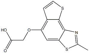 [(2-methylthieno[2,3-e][1,3]benzothiazol-5-yl)oxy]acetic acid Structure