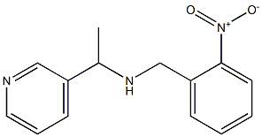[(2-nitrophenyl)methyl][1-(pyridin-3-yl)ethyl]amine Structure