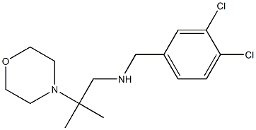 [(3,4-dichlorophenyl)methyl][2-methyl-2-(morpholin-4-yl)propyl]amine 구조식 이미지