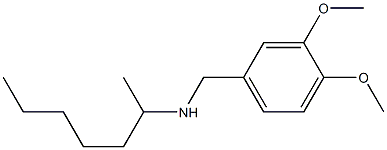 [(3,4-dimethoxyphenyl)methyl](heptan-2-yl)amine Structure