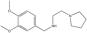 [(3,4-dimethoxyphenyl)methyl][2-(pyrrolidin-1-yl)ethyl]amine 구조식 이미지