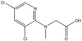 [(3,5-dichloropyridin-2-yl)(methyl)amino]acetic acid Structure