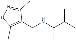 [(3,5-dimethyl-1,2-oxazol-4-yl)methyl](3-methylbutan-2-yl)amine Structure