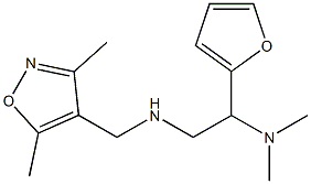 [(3,5-dimethyl-1,2-oxazol-4-yl)methyl][2-(dimethylamino)-2-(furan-2-yl)ethyl]amine 구조식 이미지
