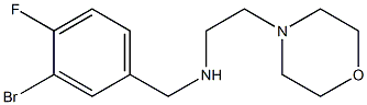 [(3-bromo-4-fluorophenyl)methyl][2-(morpholin-4-yl)ethyl]amine Structure