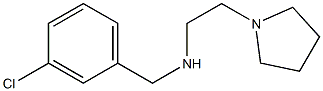 [(3-chlorophenyl)methyl][2-(pyrrolidin-1-yl)ethyl]amine 구조식 이미지