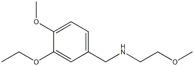 [(3-ethoxy-4-methoxyphenyl)methyl](2-methoxyethyl)amine 구조식 이미지