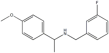 [(3-fluorophenyl)methyl][1-(4-methoxyphenyl)ethyl]amine 구조식 이미지