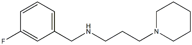 [(3-fluorophenyl)methyl][3-(piperidin-1-yl)propyl]amine 구조식 이미지