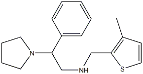 [(3-methylthiophen-2-yl)methyl][2-phenyl-2-(pyrrolidin-1-yl)ethyl]amine Structure