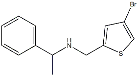 [(4-bromothiophen-2-yl)methyl](1-phenylethyl)amine Structure
