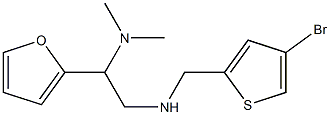 [(4-bromothiophen-2-yl)methyl][2-(dimethylamino)-2-(furan-2-yl)ethyl]amine 구조식 이미지