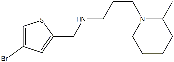 [(4-bromothiophen-2-yl)methyl][3-(2-methylpiperidin-1-yl)propyl]amine 구조식 이미지