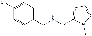 [(4-chlorophenyl)methyl][(1-methyl-1H-pyrrol-2-yl)methyl]amine Structure