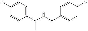 [(4-chlorophenyl)methyl][1-(4-fluorophenyl)ethyl]amine 구조식 이미지