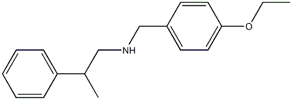 [(4-ethoxyphenyl)methyl](2-phenylpropyl)amine Structure