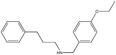 [(4-ethoxyphenyl)methyl](3-phenylpropyl)amine 구조식 이미지