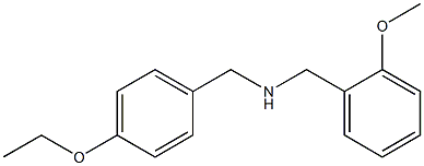 [(4-ethoxyphenyl)methyl][(2-methoxyphenyl)methyl]amine 구조식 이미지