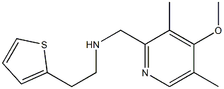 [(4-methoxy-3,5-dimethylpyridin-2-yl)methyl][2-(thiophen-2-yl)ethyl]amine 구조식 이미지