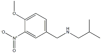 [(4-methoxy-3-nitrophenyl)methyl](2-methylpropyl)amine 구조식 이미지