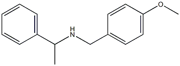 [(4-methoxyphenyl)methyl](1-phenylethyl)amine 구조식 이미지