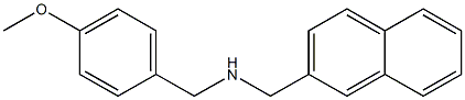 [(4-methoxyphenyl)methyl](naphthalen-2-ylmethyl)amine Structure