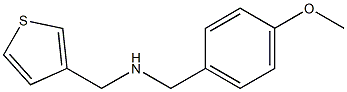 [(4-methoxyphenyl)methyl](thiophen-3-ylmethyl)amine 구조식 이미지