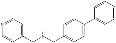 [(4-phenylphenyl)methyl](pyridin-4-ylmethyl)amine 구조식 이미지