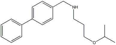 [(4-phenylphenyl)methyl][3-(propan-2-yloxy)propyl]amine 구조식 이미지