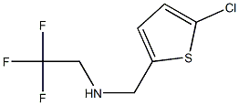 [(5-chlorothiophen-2-yl)methyl](2,2,2-trifluoroethyl)amine 구조식 이미지