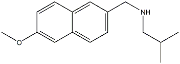[(6-methoxynaphthalen-2-yl)methyl](2-methylpropyl)amine Structure