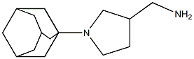 [1-(1-adamantyl)pyrrolidin-3-yl]methylamine Structure