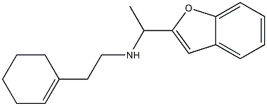 [1-(1-benzofuran-2-yl)ethyl][2-(cyclohex-1-en-1-yl)ethyl]amine Structure