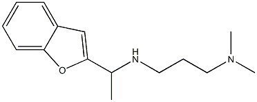 [1-(1-benzofuran-2-yl)ethyl][3-(dimethylamino)propyl]amine 구조식 이미지