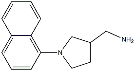 [1-(1-naphthyl)pyrrolidin-3-yl]methylamine Structure