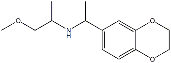 [1-(2,3-dihydro-1,4-benzodioxin-6-yl)ethyl](1-methoxypropan-2-yl)amine Structure