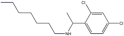[1-(2,4-dichlorophenyl)ethyl](heptyl)amine 구조식 이미지